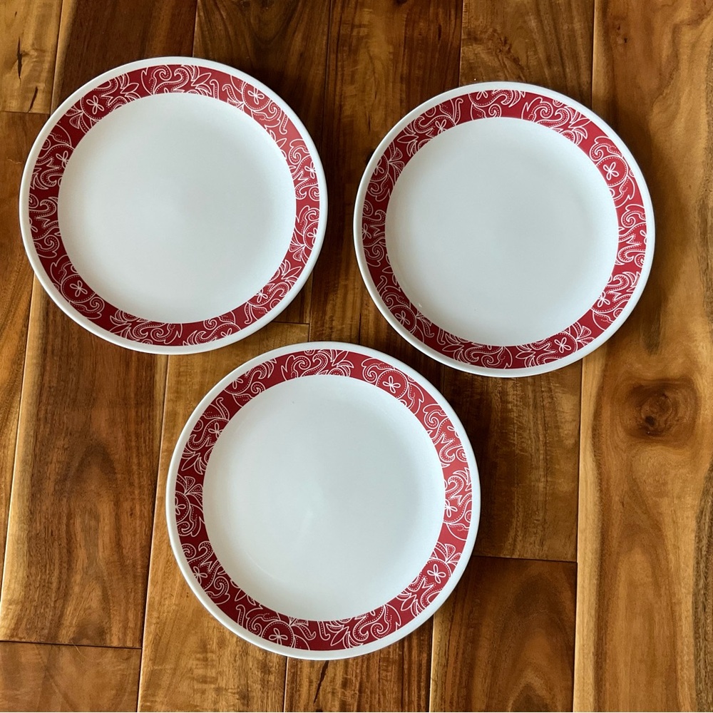 Corelle Livingware Bandhani Dinner Plate Set of 3